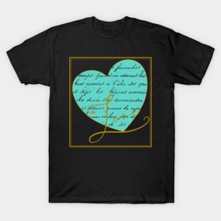 Love Heart Script T-Shirt